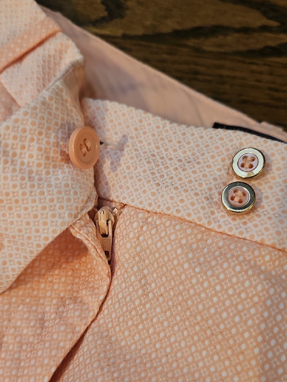 The Limited Pinkish Peach Low Rise Cropped Ankle Pants Size 4 - Picture 6 of 8